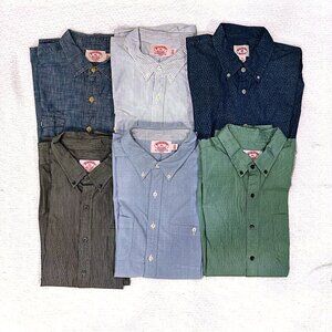 Brooks Brothers XL Slim Cut Long Sleeve Button Down Bundle of 6